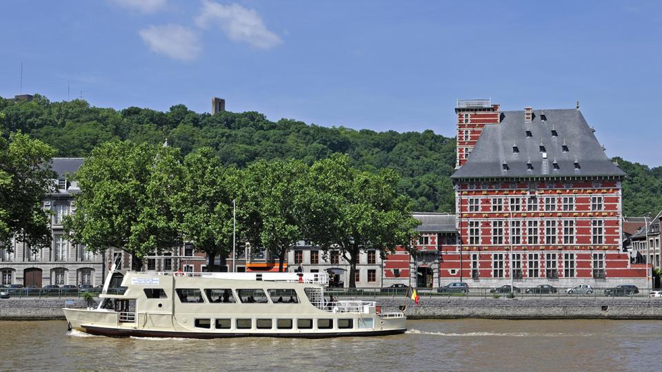 Vue de la Meuse du Grand Curtius et des Coteaux de la Citadelle