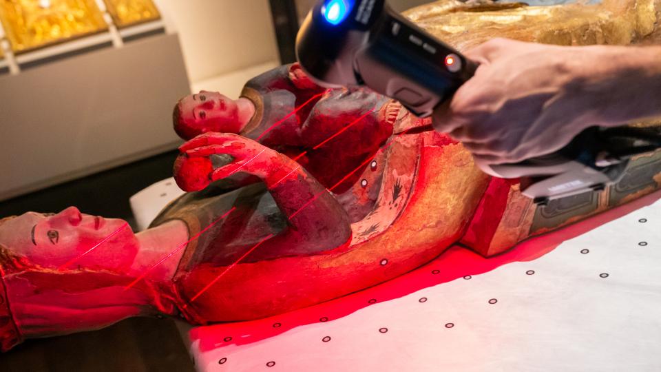 Scan d'oeuvres en 3D au Grand Curtius