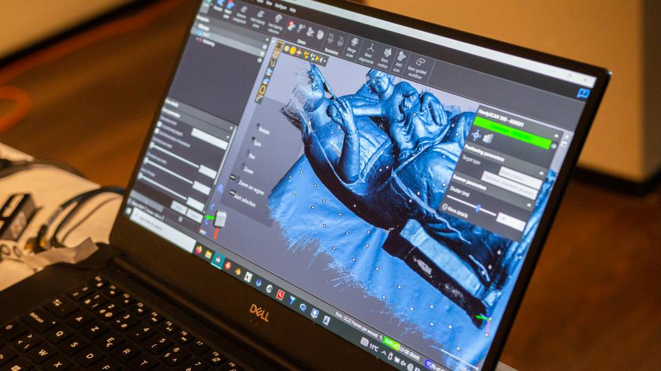 Scan d'oeuvres en 3D au Grand Curtius
