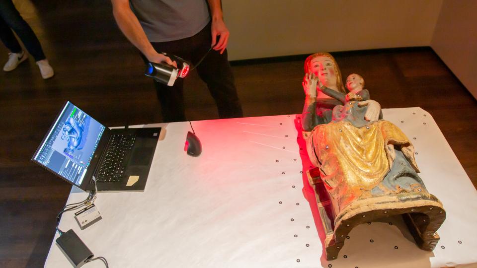 Scan d'oeuvres en 3D au Grand Curtius